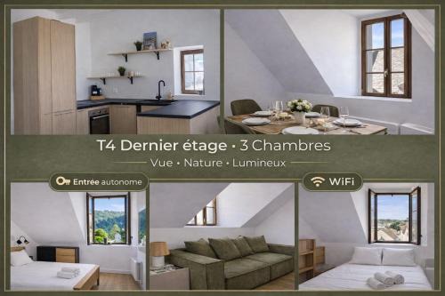 Marvejols Apartment | T4 Dernier étage 3 Chambres Vue nature Lumineux