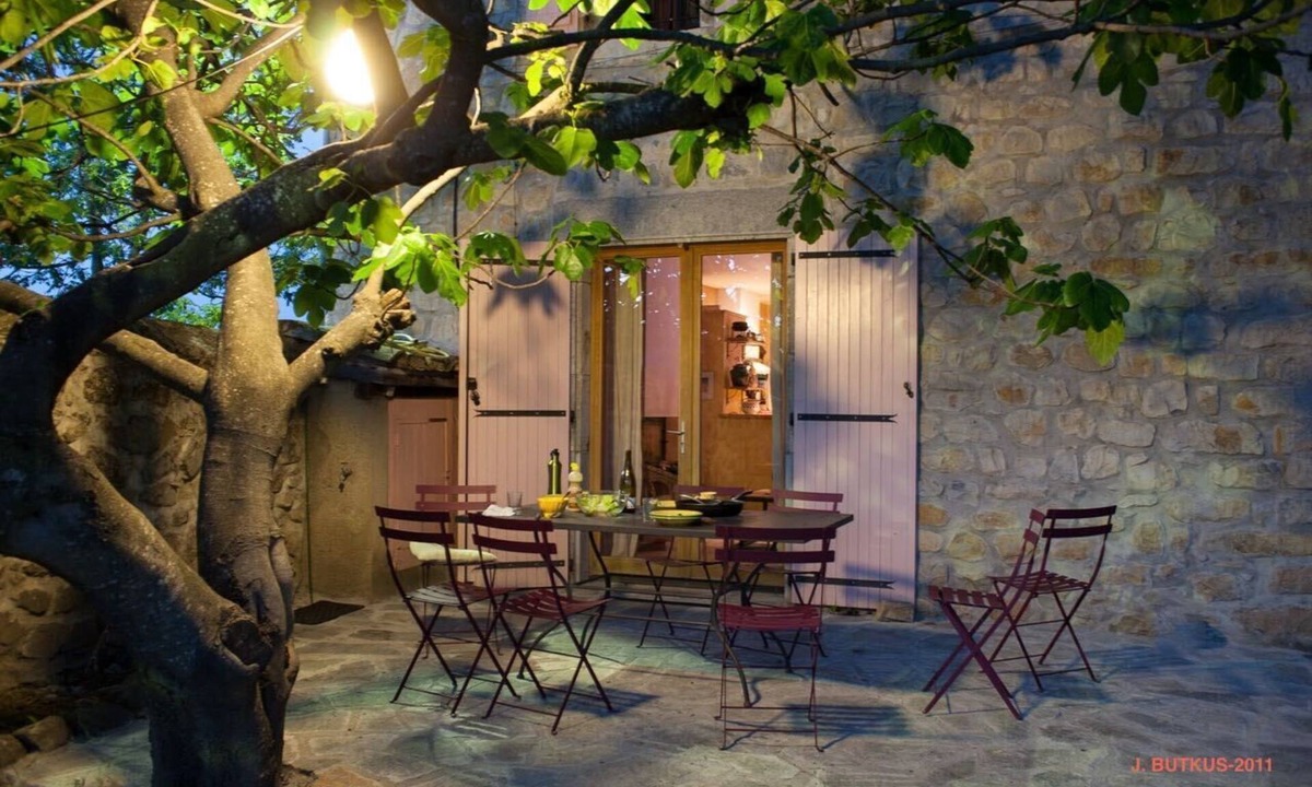 Saint-Andeol-de-Berg House | Tastefully renovated village house, 150m2, sleeps 8 or 9, enclosed garden.