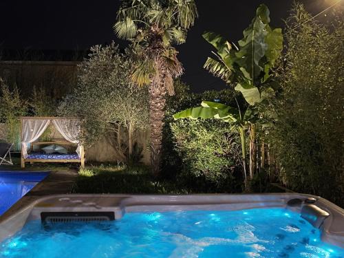 Meyzieu Nord Ouest Villa | Unique! jacuzzi privé 35°C + cinéma Villa entière