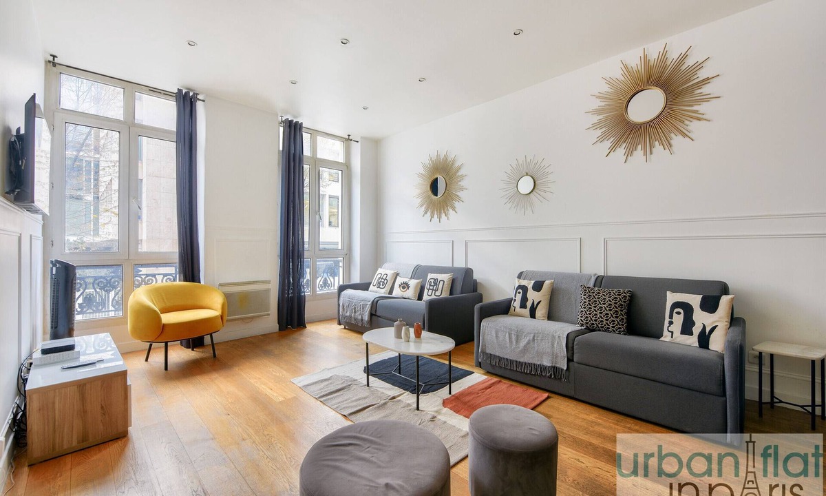 Vivienne Apartment | Urban Flat 34 - Beautiful 3 Bedroom Paris Louvre
