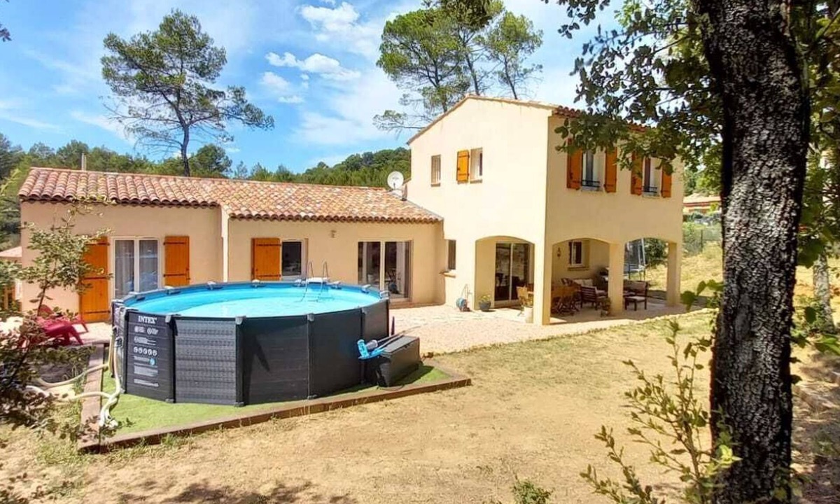 Flayosc House | Villa Avec Piscine Hors sol en Bordure de Forêt