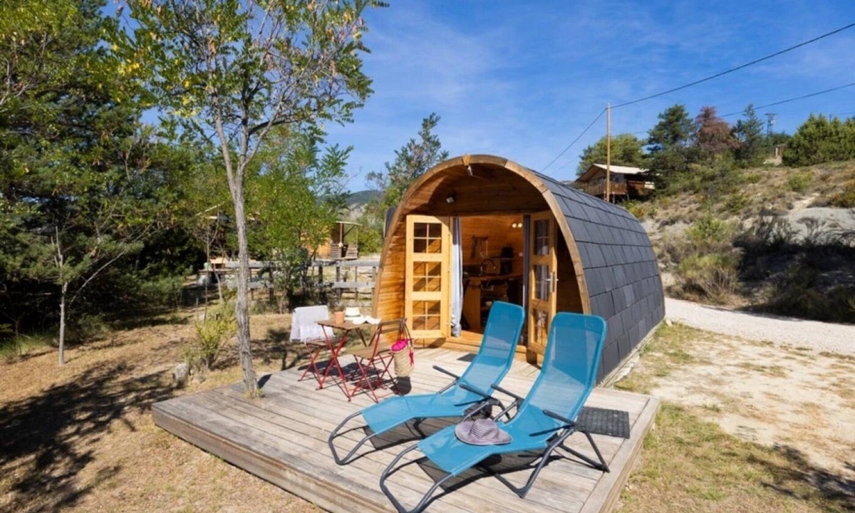 Rosans Ski Chalet | ZEcamping 4* familial piscine chauffée locatif clim 15m2
