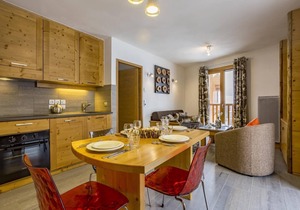 150m from resort center, fitness, swimming pool, sauna, hammam, balcony, tv, 58m², Tignes
