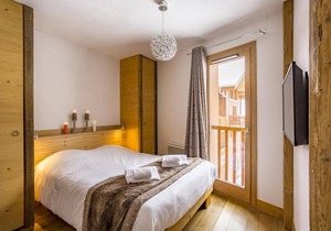 150m from resort center, fitness, swimming pool, sauna, hammam, balcony, tv, 58m², Tignes