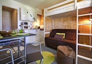 Apartment Montvalezan-La Rosière, studio flat, 3 persons