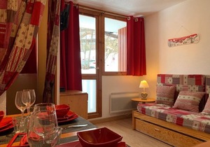Ideal studio in Vallandry at the foot of the slopes