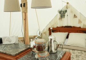 Luxury Bell Tent Glamping in the heart of rural France