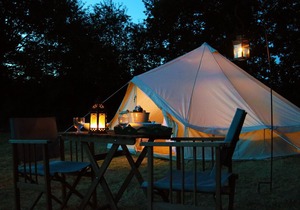 Luxury Bell Tent Glamping in the heart of rural France