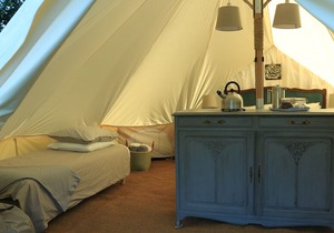 Luxury Bell Tent Glamping in the heart of rural France