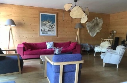 Pra Loup Apartment | 100m from resort center, 3rd floor, terrace, tv, 140m², Pra Loup