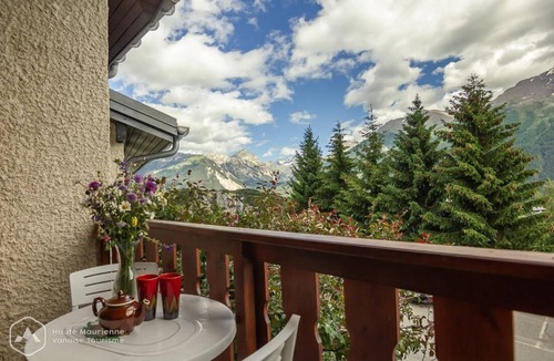 Aussois Apartment | 150m from resort center, 1st floor, balcony, tv, ski locker, 27m², Aussois