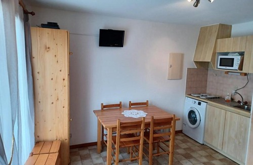 Station de Drouzin le Mont Apartment | 2 pièces + cabine avec balcon et kitchenette équipée - FR-1-573-56