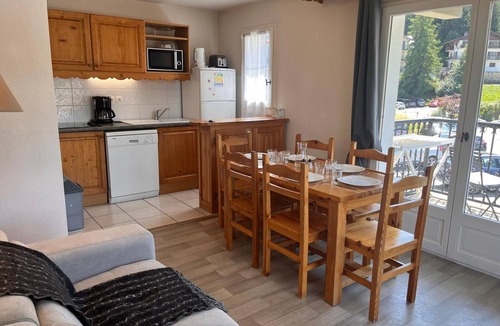 Saint-Gervais-les-Bains Apartment | 2-room cabin apartment, 6 people, at the foot of the cable cars
