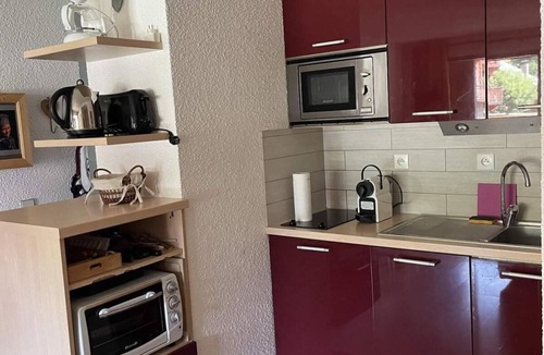 Valloire Apartment | 2nd floor, balcony, parking, tv, ski locker, 32m², Valloire