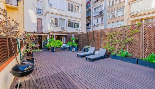 el Camp d'en Grassot i Gracia Nova Apartment | 3BR Apartment 100m2 Private Terrace in Eixample