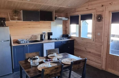 Peyrignac Ski Chalet | 74 Chalet Les Bleuets 40m² Covered terrace + television + dishwasher 5 persons