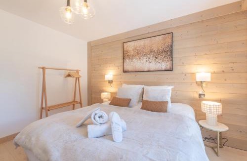Bergers Apartment | Alpe d'Huez Houses - Chez Côme, Nid douillet dans résidence Spa 5 étoiles, skis au pied, avec vue et jardin
