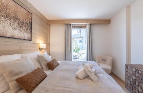 Bergers Apartment | Alpe d'Huez Houses - Chez Côme, Nid douillet dans résidence Spa 5 étoiles, skis au pied, avec vue et jardin
