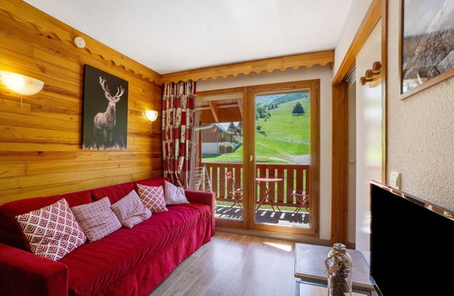 Saint-Francois-Longchamp Apartment | Apartment 'A3 405 Appart Au Pied Des Pistes' with Mountain View and Balcony