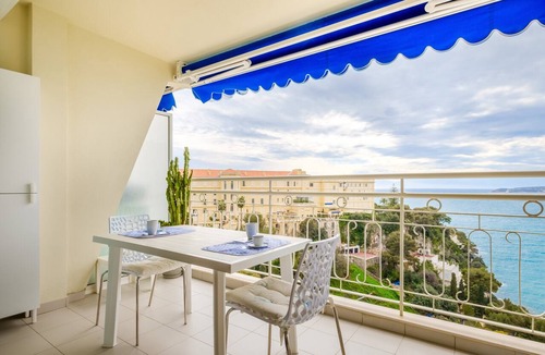 Cap d'Ail Apartment | Apartment 'Best View Of Cote Dazur' with Sea View, Wi-Fi and Air Conditioning