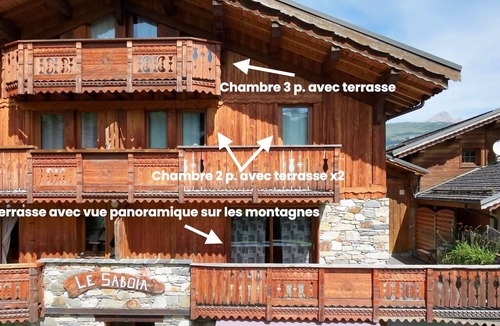 Bellentre Apartment | Apartment "Les Dolomites" with Mountain View, Private Terrace and Wi-Fi