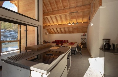 Valloire Apartment | Apartment 'Strato 12' with Mountain View, Private Terrace and Wi-Fi