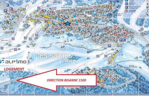 Bisanne 1500 Apartment | Appartement 3 pièces pour 7 pers. avec balcon et parking aux Saisies - FR-1-594-75