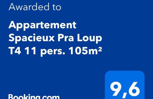 Pra Loup Apartment | Appartement Spacieux Pra Loup T4 11 pers. 105m²