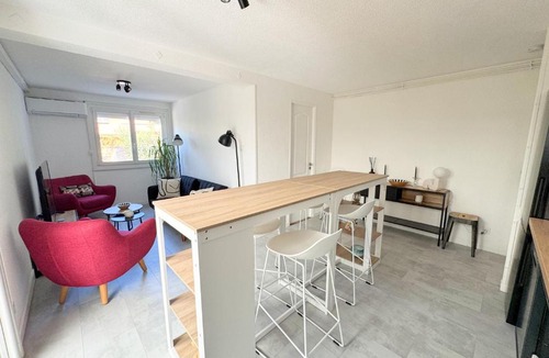 Canet-en-Roussillon Apartment | Appartement T2 avec grand jardin, parking et garage, a deux pas de la plage