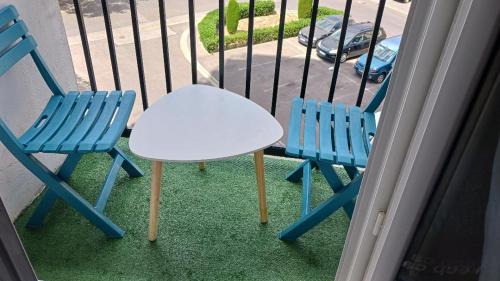 Bas-Vernet Apartment | APPARTEMENT T2,1chambre,balcon,parking,10 minutes plage,linge fournis