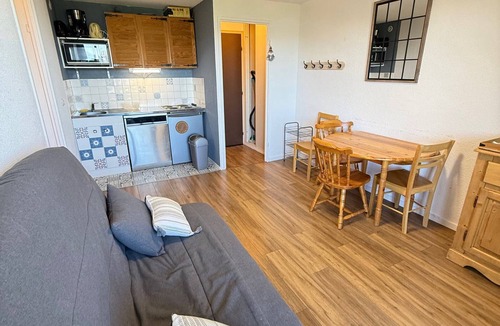 Prapoutel Apartment | At the slopes, 2 rooms for 5 pers, balcony, valley view