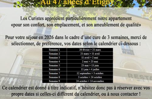 Bagneres-de-Luchon Apartment | AU 47 ALLÉES D'ETIGNY - CENTRAL & STANDING - avec parking - Linge de lit et de toilette inclus