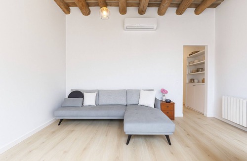 Sant Andreu de Palomar Apartment | Authentic Gem in Quaint Market Plaza in Barcelona