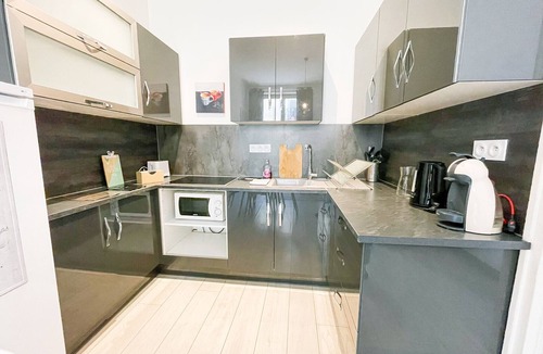 Quartier Chorier-Berriat Apartment | #B3 | Light Pink T2 near Jaurès, Estacade | Luminous 🦩