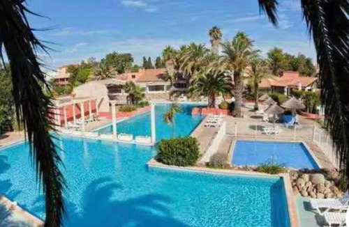 Les Hauts de Canet Apartment | Barcaresa - Malibu village Catalan T2 terrasse