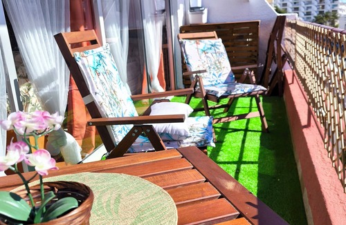 Miami Platja Apartment | Beachfront: Studio with Private Balcony