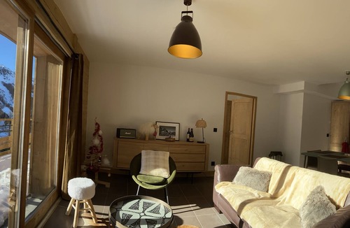 Sainte-Foy-Tarentaise Apartment | Beautiful new apartment 86 m2, 3 bedrooms 3 bathrooms south facing mountain view