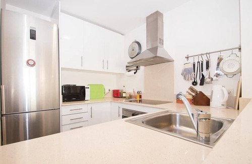 Canet de Mar Apartment | Blue Sea Apartment: with Two Terraces, Sea View, Next to the Beach
