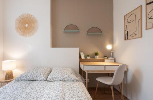Villette Gare Apartment | BnGo I Luxe & Confort I Gare PartDieu, 2 personnes, Aéroport, Rhone-Express