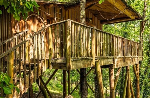 Saint-Amand-de-Coly Cabin | Cabane 3 étoiles - Piscine - ccbfh0a