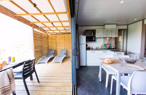 Ruoms Ski Chalet | Camping la Chapoulière* - 3 room chalet 4 people