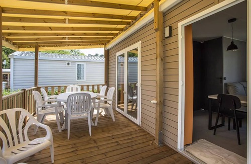 Torreilles House | Camping Le Trivoly * - Mobil-Home Caribbean 3 Rooms 4/6 People Air-conditioned + TV