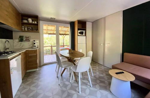 Chaparon House | Camping Les Fontaines* - Mobile Home Relax 4 rooms 6 people