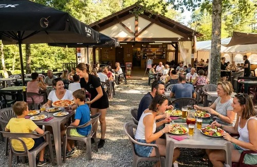 Saint-Gerons House | Camping Les Rives du lac Cantalès * - 3 bedroom mobile home Familia 6 people