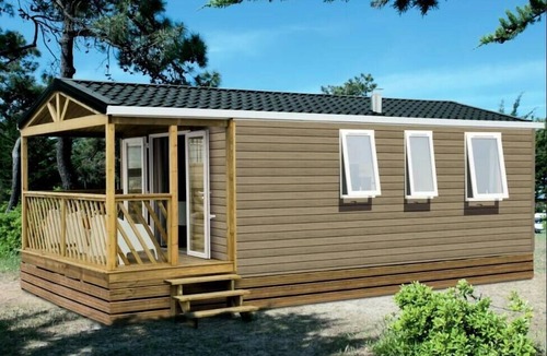 Vauvert House | Campsite Flower Le Mas de Mourgues* - Mobile Home Hibiscus Premium 3 Rooms 4 People Air Conditioning