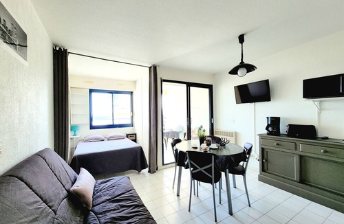 Mediterranee Apartment | Canet-en-Roussillon - Studio alcove 4 pers - Terrace - Private Parking