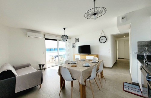 Canet-Plage Apartment | Canet - New T3 Apartment, Air-Conditioned, 4 Pers, Parking Included