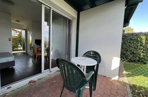 Cambo-les-Bains Apartment | Central Cambo studio with terrace and parking, pets allowed
