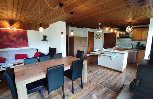 Valmeinier Ski Chalet | Chalet 4 * de Charme - Sauna & wood stove - View of the summits - Absolute peace and quiet