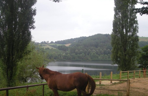 Mont-Roc Ski Chalet | chalet at the horse farm at the edge of a lake